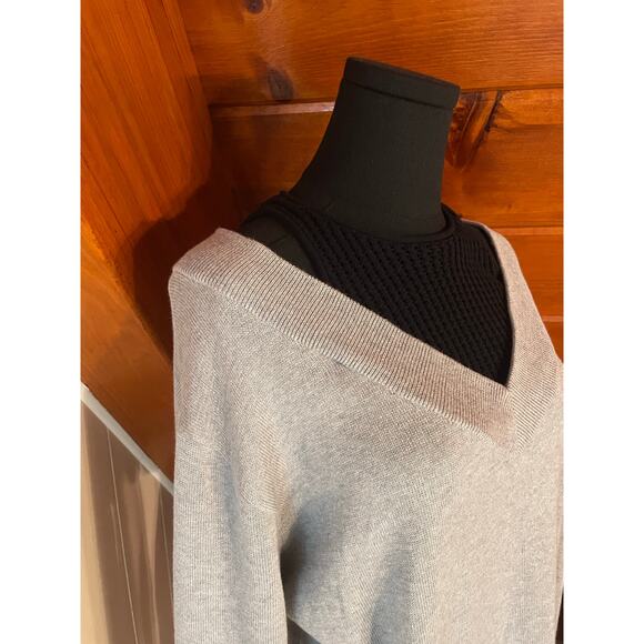 T by Alexander Wang Inner Tank Combo Grey Sweater Dress NWT sz SP - Picture 5 of 8